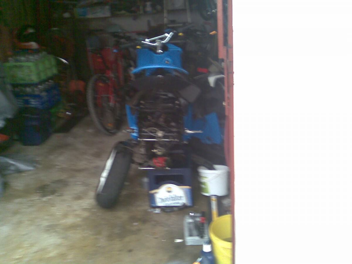 So neue stellung in der Garage