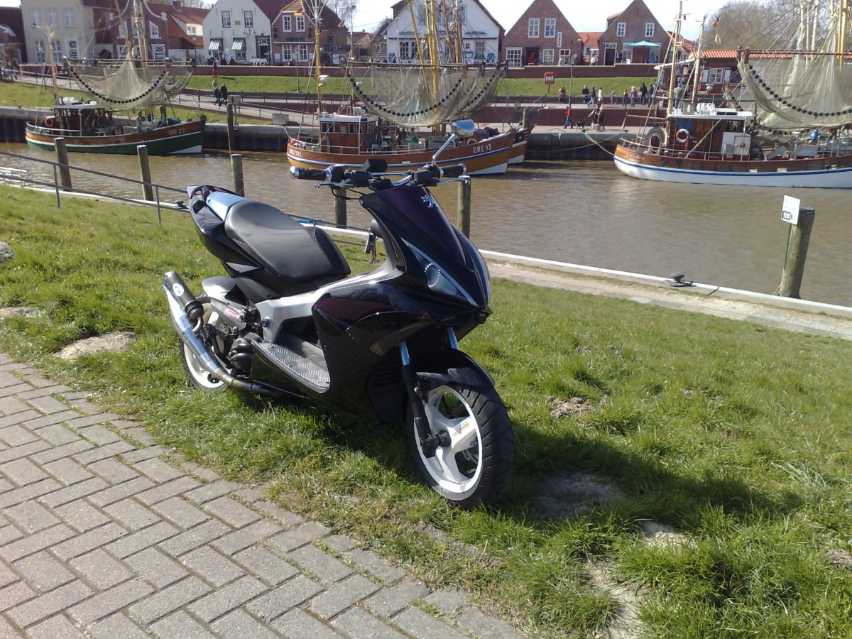 Kleine Rollertour mit dem Asphaltschleifer (Volker) durch Ostfriesland!