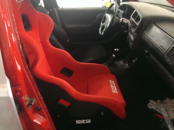 Sparco's Eingepasst :)