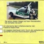 Achtung, allgemeine Verkehrskontrolle - bitte antwort ankreuzen