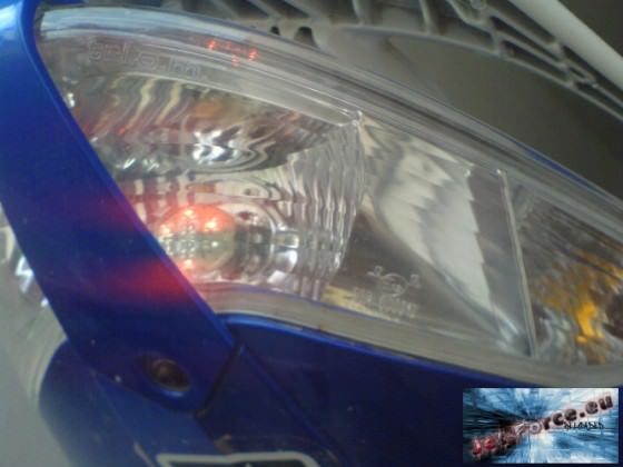 Hier das erwünschte Bild wo die LED Bünre an ist ( normales Lich