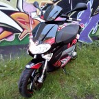 Wenn ich was in die Hand nehme, dann aber auch RICHTIG !!! Ich gönnte bisher den SCHICKEN Gilera EDELSTALL Trittbleche wo auch in den Trittbleche Runner ausgestanzt wurden !!! Einen roten Kantenschutz bekamen die 2 T-Bleche auch ( Standort Bochum /  NRW )
