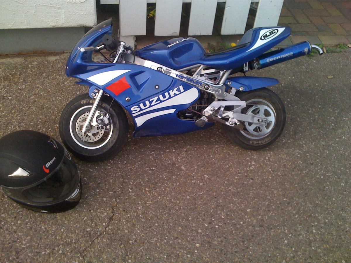 verkaufe pocket bike mit tecnigas esd