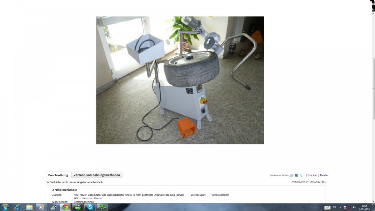 Felgenpoliermaschine