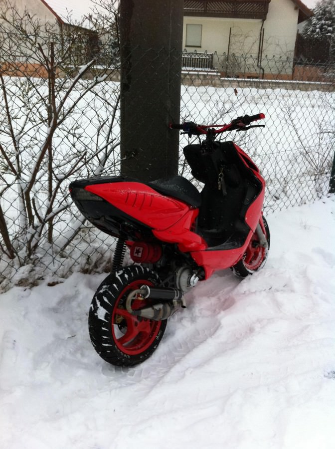soo. der schnee ist jetzt auch bei uns ... :'(