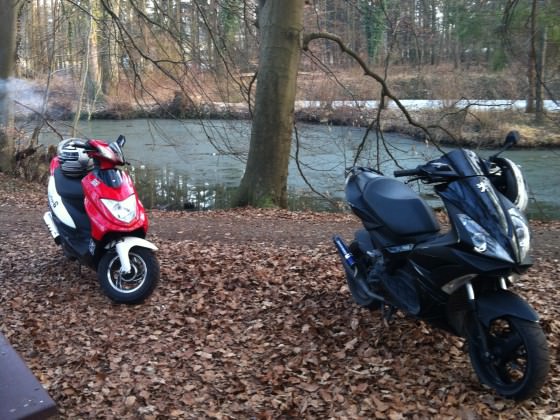 Heute ne Kleine Tour mitm Kumpel gemacht