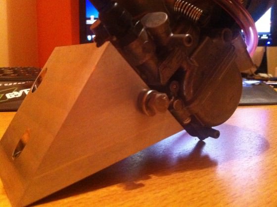 Selfmade Spacer angpasst auf 28 Hebo Keihin :))