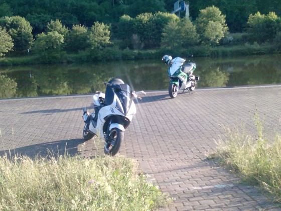 Heut mo ne kleine Tour mit meinem kolleg gemacht