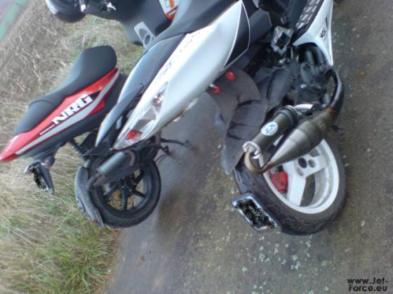 Mein Scooter und der vom Kollegen