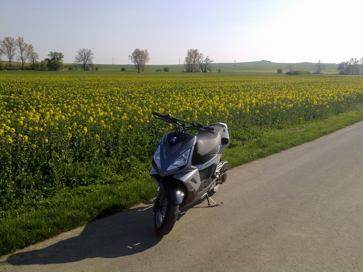 Geiles Wetter und bisschen heizen gewesen