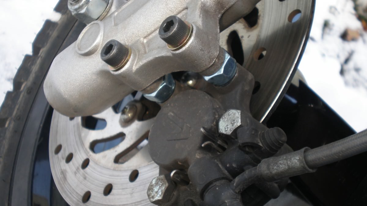 Vonwegen 13" Rad passt nich auf die 12" Gabel mit 12" Bremse