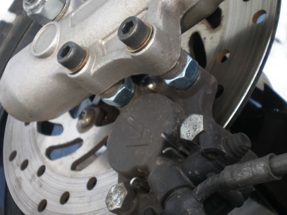 Vonwegen 13" Rad passt nich auf die 12" Gabel mit 12" Bremse