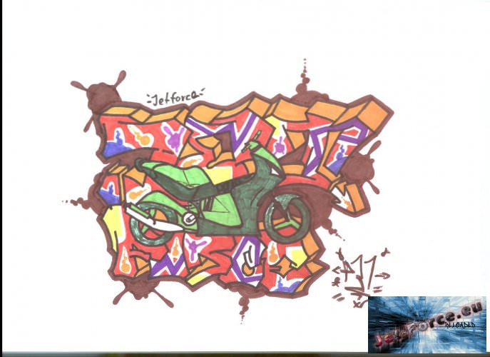 Jetforce gemalt...