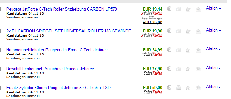 Neue Bestellung (:
