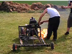 KArt hat feuer unterm arsch :D