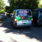 time4teen :D der ganze Polizei Bus war damit vollgeklebt xD