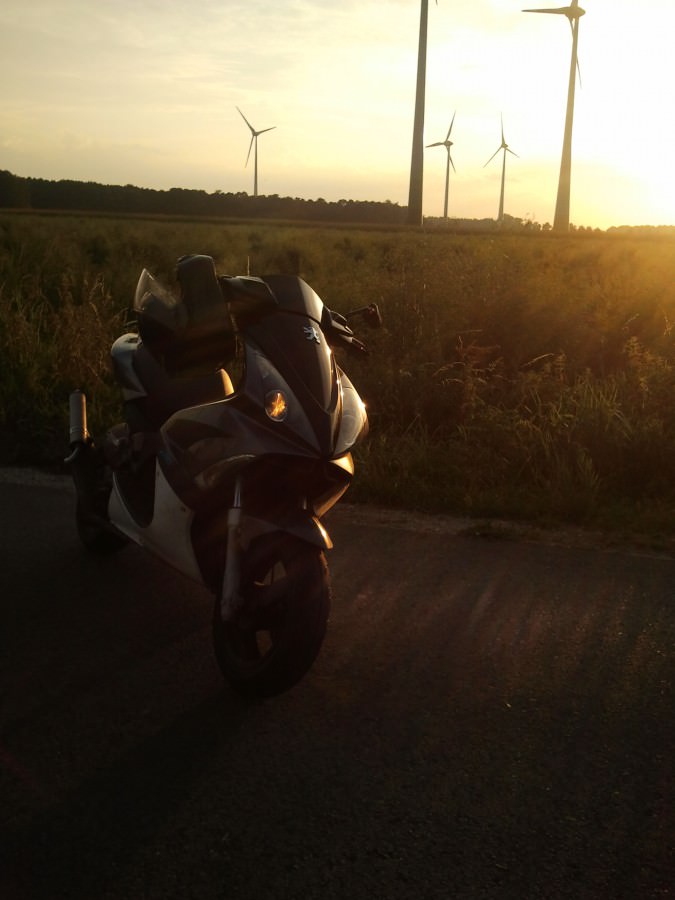 Mein roller als er noch super lief :)