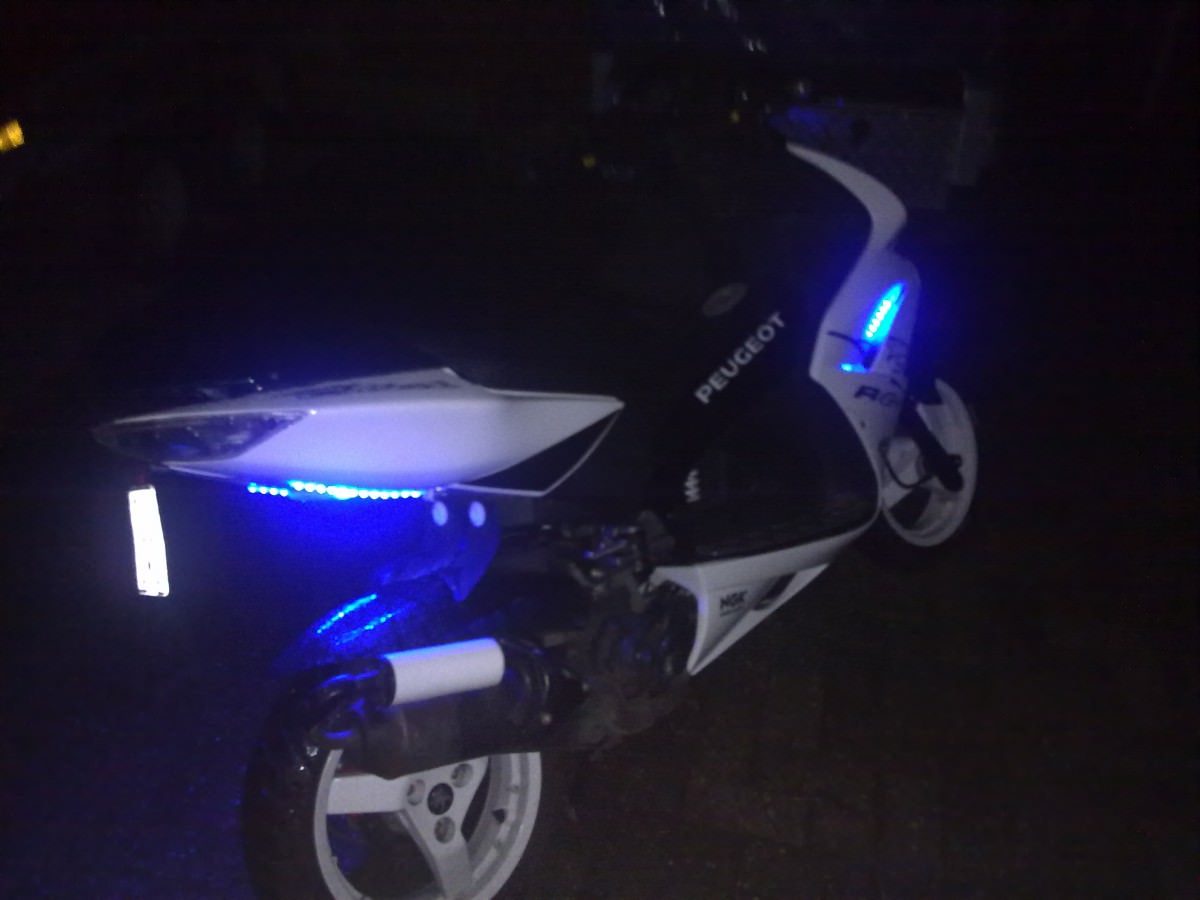 Mein Jet mit LED`s ;-)