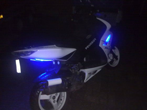 Mein Jet mit LED`s ;-)