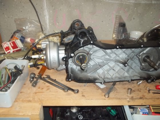 Die letzten Arbeiten an der Stage6 Racing Aerox..