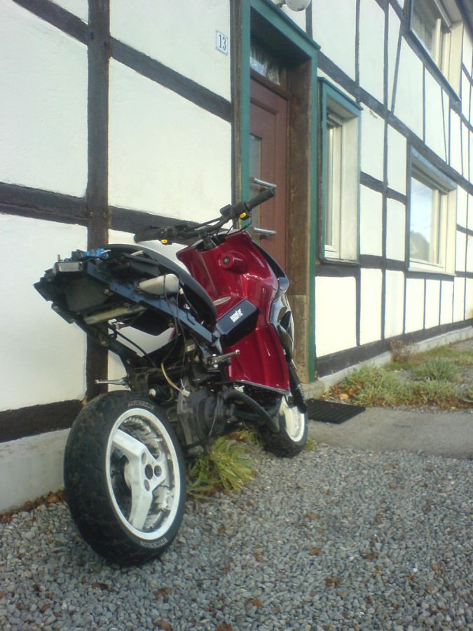 momentarer zustand , felgen sind weg...
