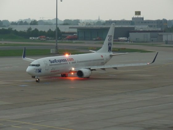 Flugzeug mit UBB