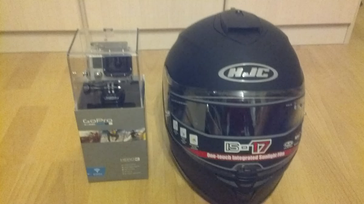 Sasion 2014 kann kommen ;) GoPro 3 + neuer Helm