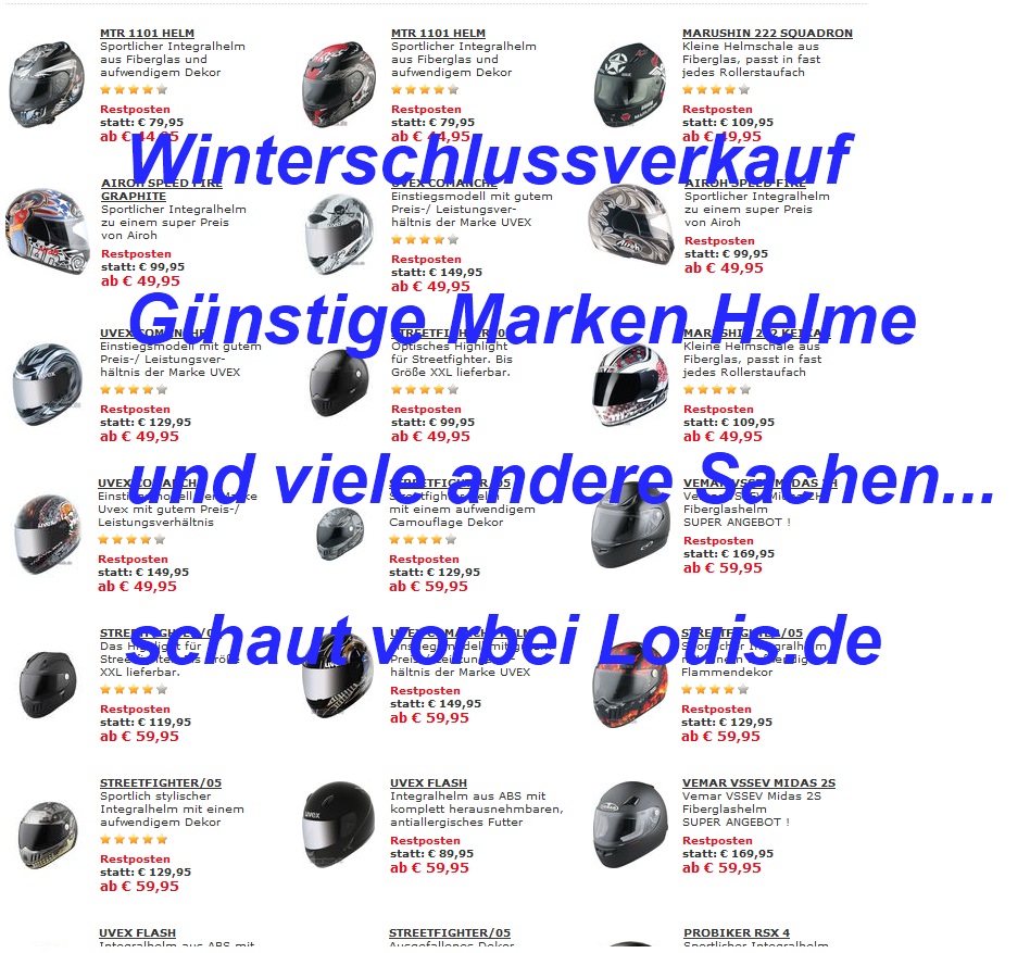 Louis Winterschlussverkauf