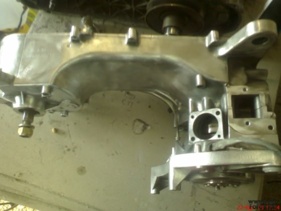 Motorblock polieren