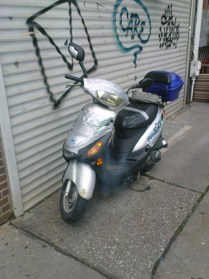 Der geile Tuning Roller vom Kumpel