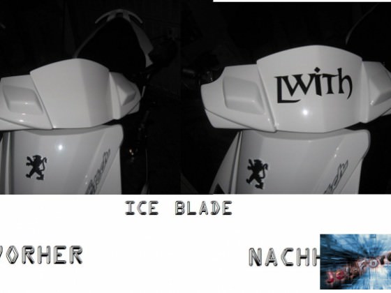 Mein Ice Ice Baby -  Peugeot Jet C-Tech 50 Ice Blade