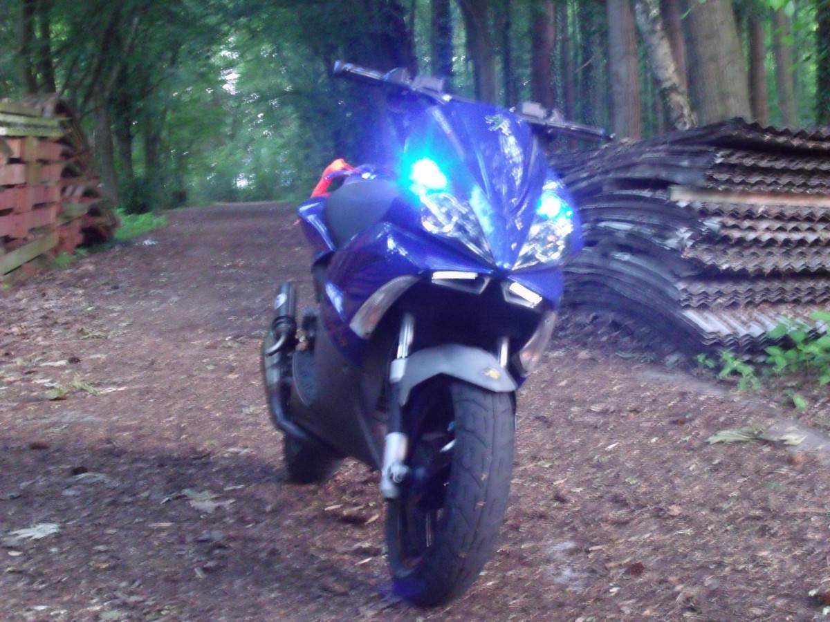 blauen leds