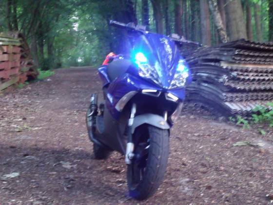 blauen leds