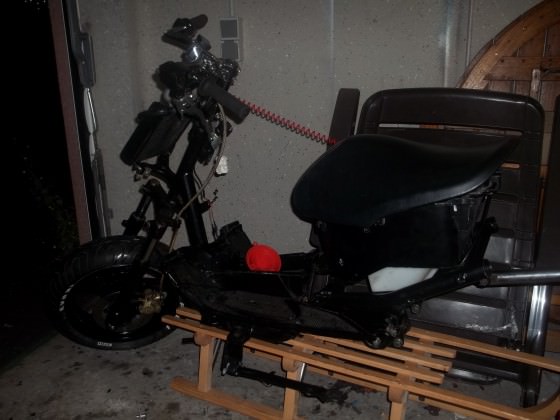 Die letzten Arbeiten an der Stage6 Racing Aerox..