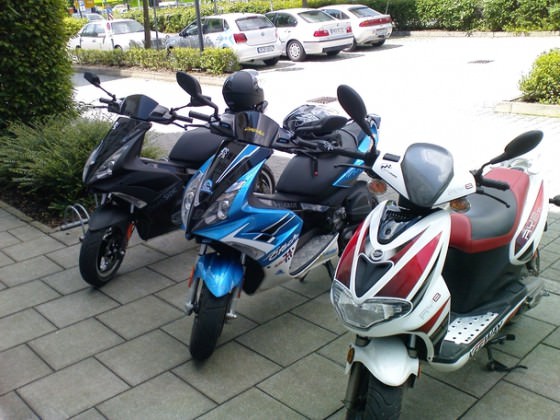 Ein Geiler Tag und 2 geile roller naturlich mein jet und der ( keeway) BLAUE