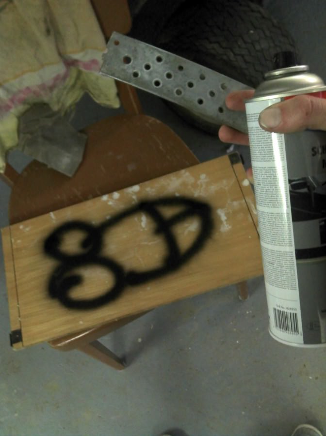 mein erster spray :D