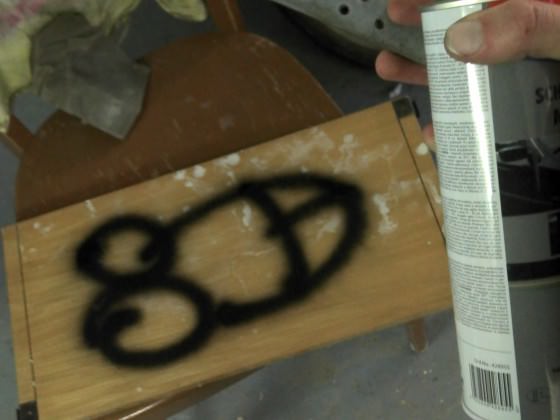 mein erster spray :D