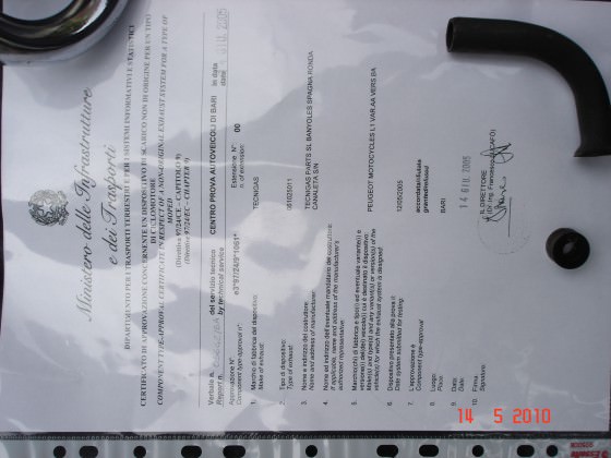 Verkaufe Tecnigas RS2 inclusive beider drosseln und zertifikat