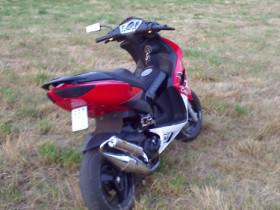 mit roller unterwegs