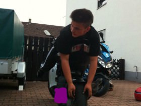 ich am gammeln