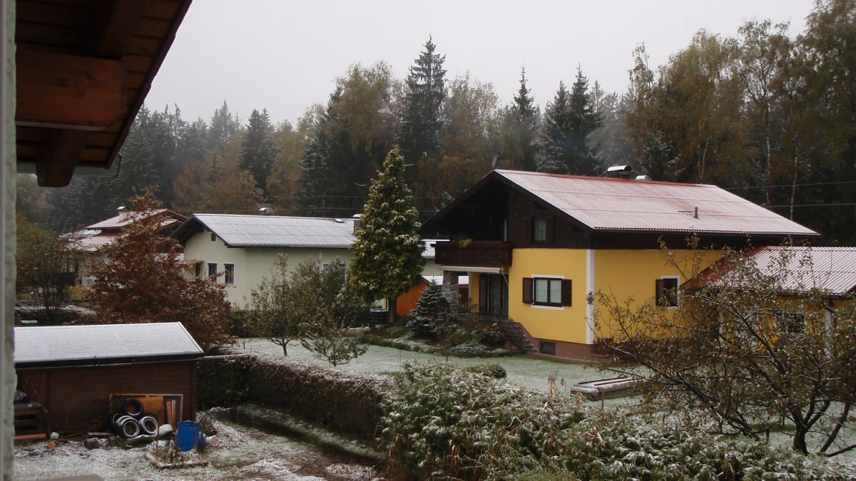 Tja ... Der erste Schnee ist gefallen!!