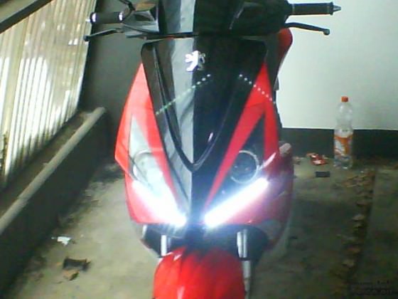 tagfahr led´s  im hellen :D