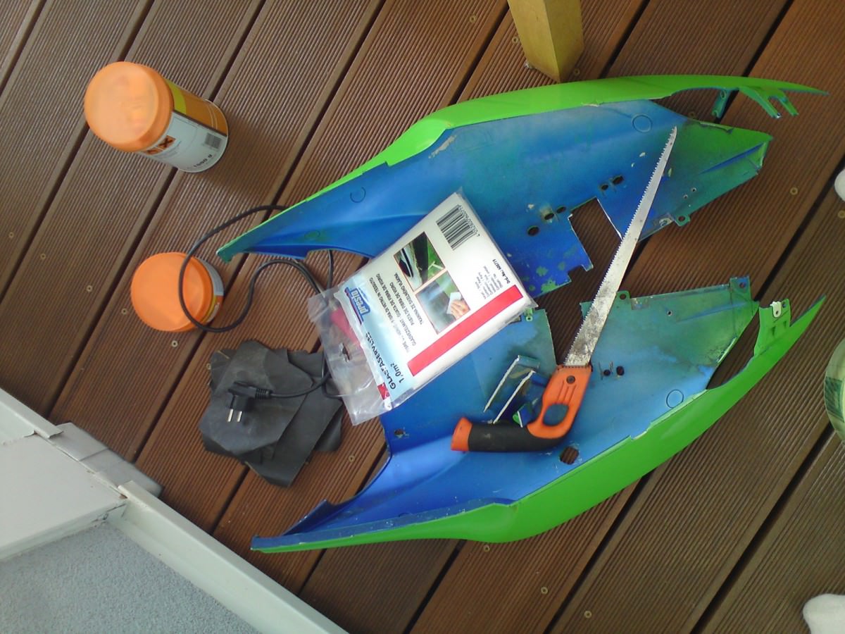 so heute mit meinem heck begonnen
