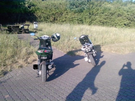 Heut mo ne kleine Tour mit meinem kolleg gemacht