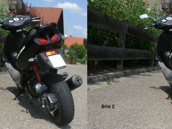 Böser Blick hinten am Rücklicht?