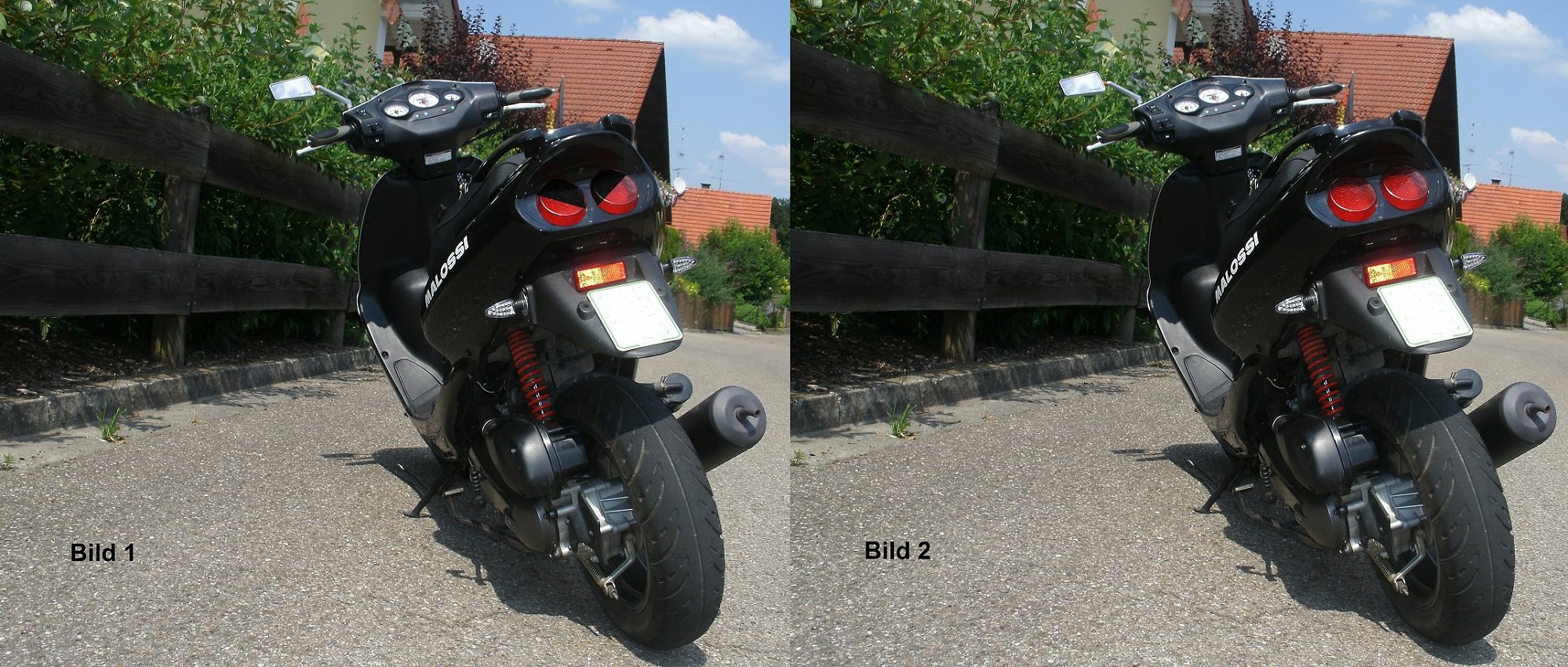 Böser Blick hinten am Rücklicht?