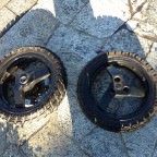 Winterreifen mit Felgen 13'' zu verkaufen!