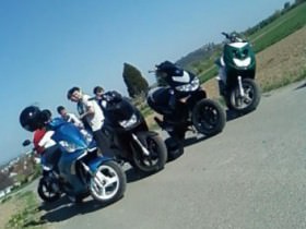 scooter weekend with friends