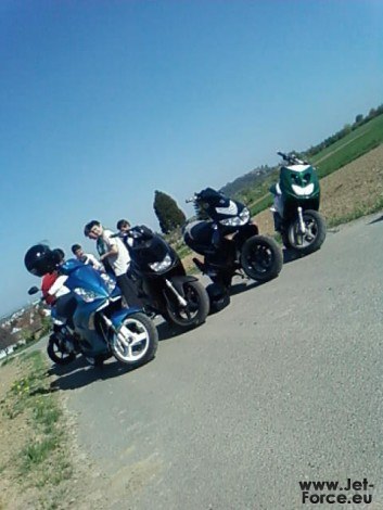 scooter weekend with friends