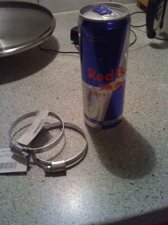 Am WE kommt die Red Bull Dose über mein ESD (bissle verschönern)xD